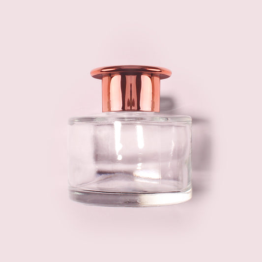10 Bottles Per Case - Aromatherapy Diffuser Bottles Wholesale - 200 ml/6.8 oz Empty Aromatherapy Diffuser Bottles with Roll-Up Neck (Includes Cap)