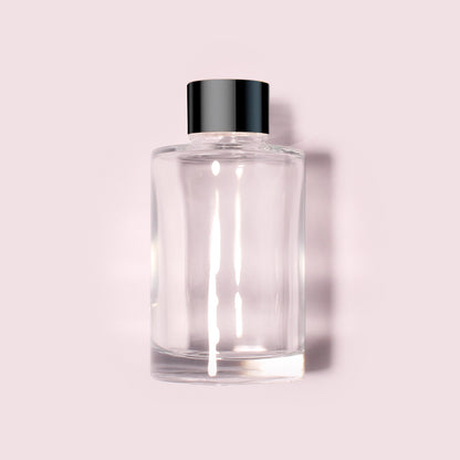 40 Bottles Per Case - Aromatherapy Diffuser Bottles Wholesale - 80 ml/2.7 oz Empty Aromatherapy Diffuser Bottles with Roll-Up Neck (Includes Cap)