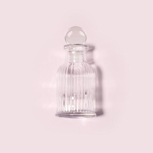 100 Bottles Per Case - Aromatherapy Diffuser Bottles Wholesale - 40 ml/1.35 oz Empty Aromatherapy Diffuser Bottles with Roll-Up Neck (Includes Cap)
