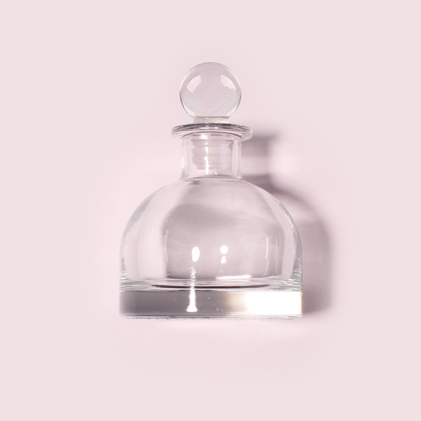 50 Bottles Per Case - Aromatherapy Diffuser Bottles Wholesale - 100 ml/3.4 oz Empty Aromatherapy Diffuser Bottles with Roll-Up Neck (Includes Cap)