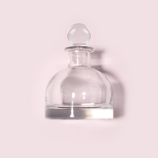 50 Bottles Per Case - Aromatherapy Diffuser Bottles Wholesale - 100 ml/3.4 oz Empty Aromatherapy Diffuser Bottles with Roll-Up Neck (Includes Cap)