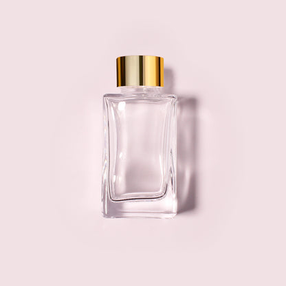 50 Bottles Per Case - Aromatherapy Diffuser Bottles Wholesale - 100 ml/3.4 oz Empty Aromatherapy Diffuser Bottles with Roll-Up Neck (Includes Cap)