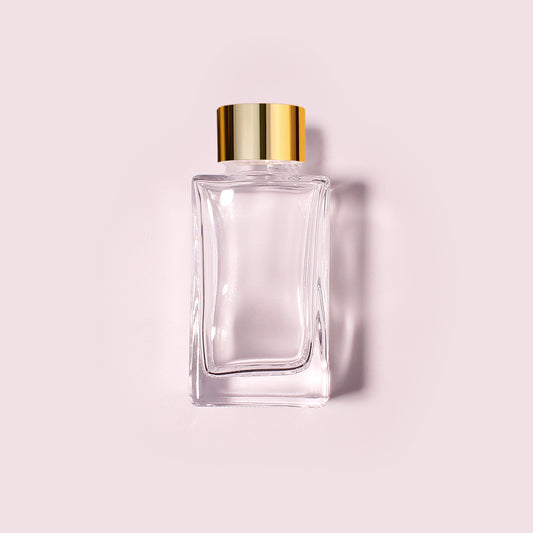 50 Bottles Per Case - Aromatherapy Diffuser Bottles Wholesale - 100 ml/3.4 oz Empty Aromatherapy Diffuser Bottles with Roll-Up Neck (Includes Cap)