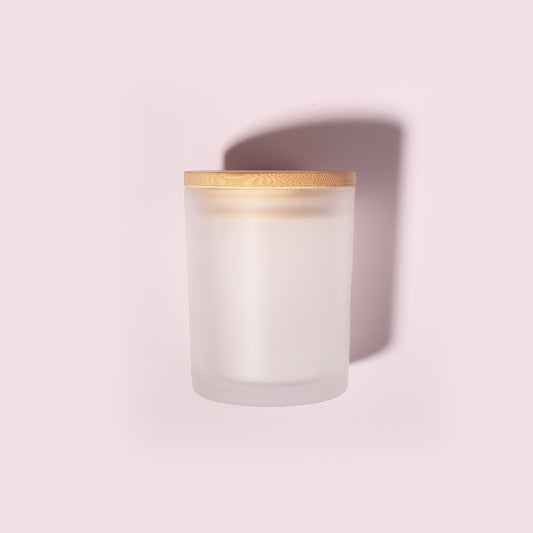 15 Pack 7 oz Clear Glass Candle Jars with Bamboo Lids – Candle Making Kit Includes Wick Holders, Wicks, Labels, and Glue Dots – Reusable and Versatile