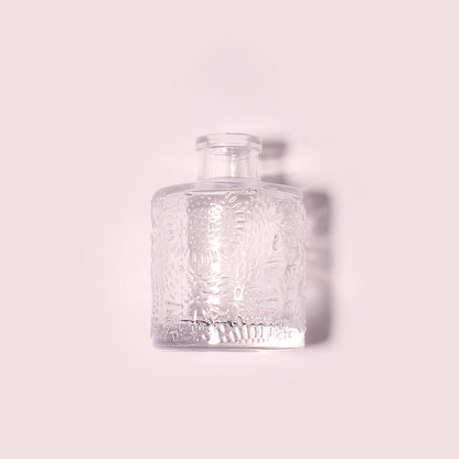 50 Bottles Per Case - Aromatherapy Diffuser Bottles Wholesale - 100 ml/3.4 oz Empty Aromatherapy Diffuser Bottles with Roll-Up Neck (Includes Cap)