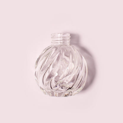 50 Bottles Per Case - Aromatherapy Diffuser Bottles Wholesale - 100 ml/3.4 oz Empty Aromatherapy Diffuser Bottles with Roll-Up Neck (Includes Cap)