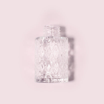 40 Bottles Per Case - Aromatherapy Diffuser Bottles Wholesale - 80 ml/2.7 oz Empty Aromatherapy Diffuser Bottles with Roll-Up Neck (Includes Cap)