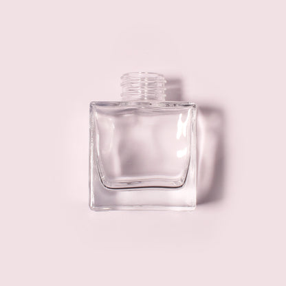 50 Bottles Per Case - Aromatherapy Diffuser Bottles Wholesale - 100 ml/3.4 oz Empty Aromatherapy Diffuser Bottles with Roll-Up Neck (Includes Cap)