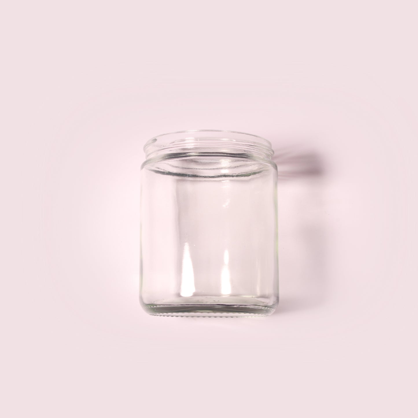 70 Bottles per Box - Glass Cosmetic Jars Wholesale - 270 ml/9.1 oz, Empty Refillable Cosmetic Storage Jars (Includes Lid)