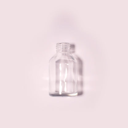 50 Bottles Per Case - Aromatherapy Diffuser Bottles Wholesale - 100 ml/3.4 oz Empty Aromatherapy Diffuser Bottles with Roll-Up Neck (Includes Cap)