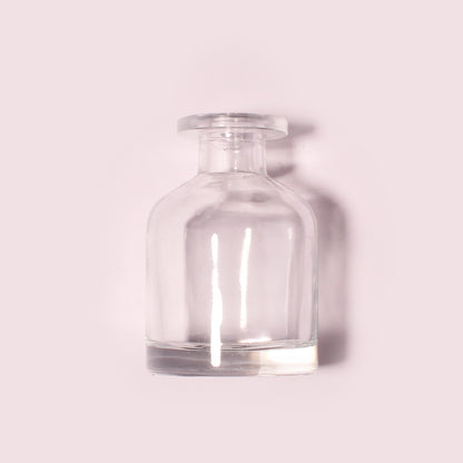 40 Bottles Per Case - Aromatherapy Diffuser Bottles Wholesale - 80 ml/2.7 oz Empty Aromatherapy Diffuser Bottles with Roll-Up Neck (Includes Cap)