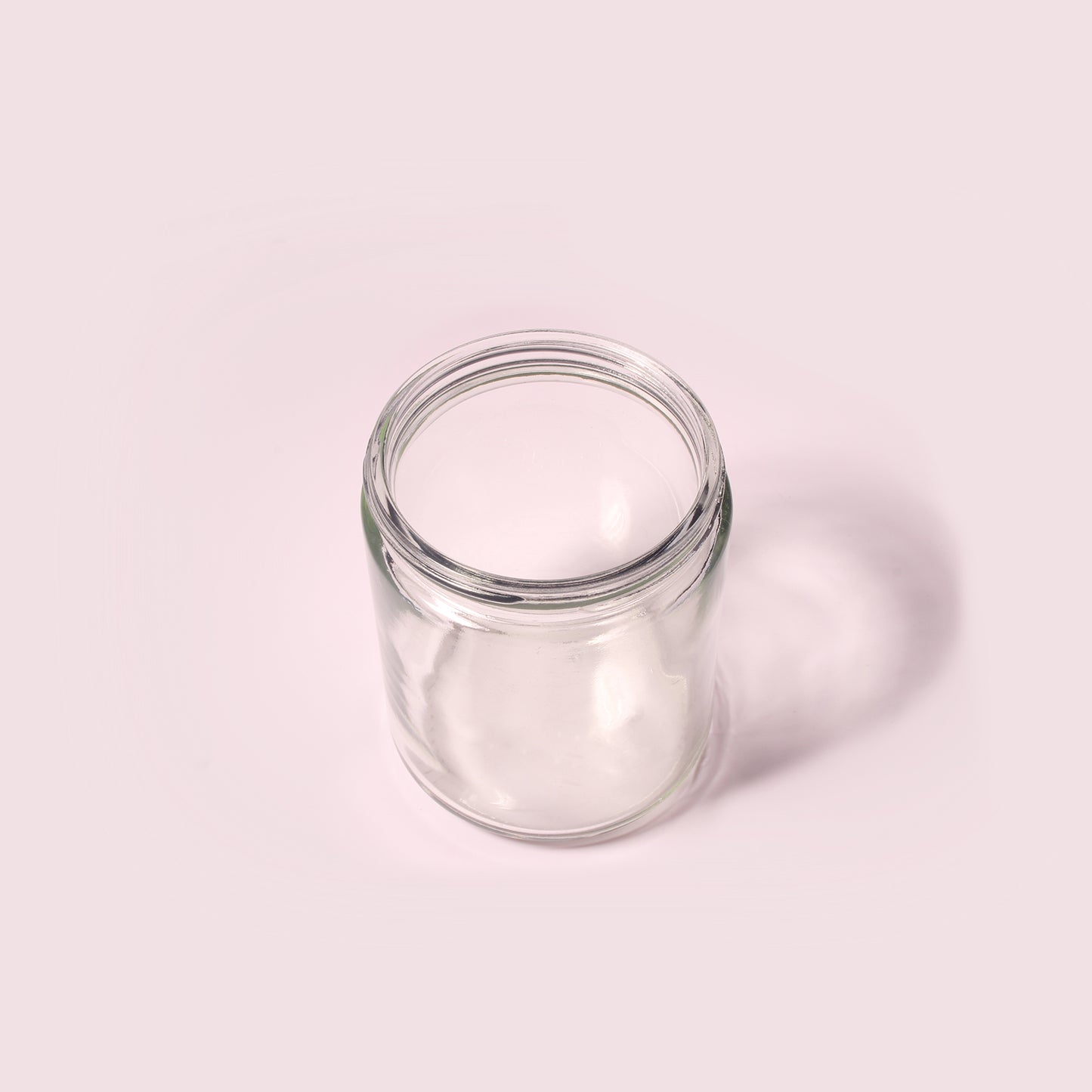 70 Bottles per Box - Glass Cosmetic Jars Wholesale - 270 ml/9.1 oz, Empty Refillable Cosmetic Storage Jars (Includes Lid)