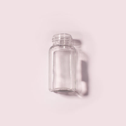 100 Bottles per Box - Glass Spice Jars Wholesale - 175 ml / 5.6 oz, Empty Refillable Spice Storage Jars (Includes Lid)