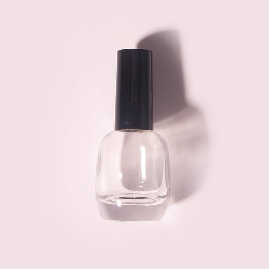 300 Bottles per Box - Glass Nail Polish Bottles Wholesale - 14 ml, Empty Refillable Nail Polish Storage Bottles (Includes Lid)