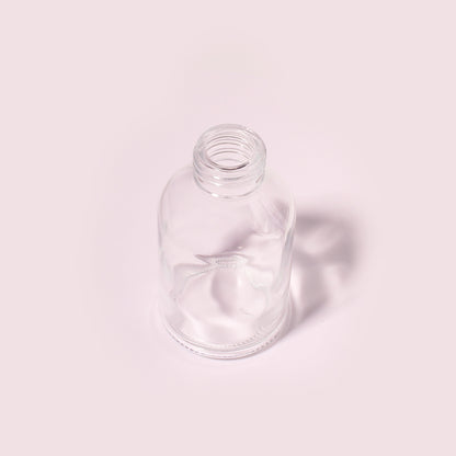50 Bottles Per Case - Aromatherapy Diffuser Bottles Wholesale - 100 ml/3.4 oz Empty Aromatherapy Diffuser Bottles with Roll-Up Neck (Includes Cap)