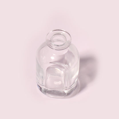 50 Bottles Per Case - Aromatherapy Diffuser Bottles Wholesale - 60 ml/2.03 oz Empty Aromatherapy Diffuser Bottles with Roll-Up Neck (Includes Cap)