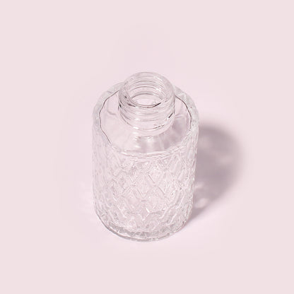 40 Bottles Per Case - Aromatherapy Diffuser Bottles Wholesale - 80 ml/2.7 oz Empty Aromatherapy Diffuser Bottles with Roll-Up Neck (Includes Cap)