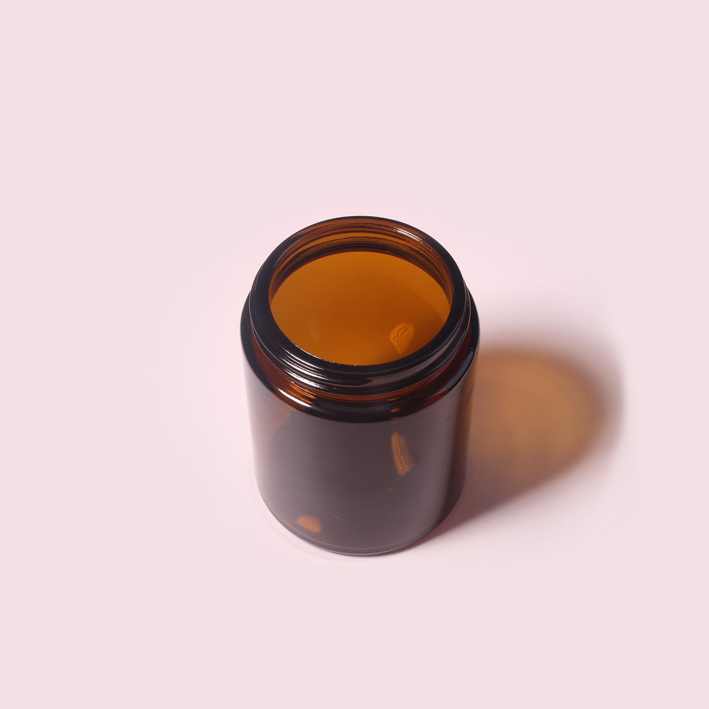 70 Bottles per Box - Glass Cosmetic Jars Wholesale - 170 ml/5.7 oz, Empty Refillable Cosmetic Storage Jars (Includes Lid)