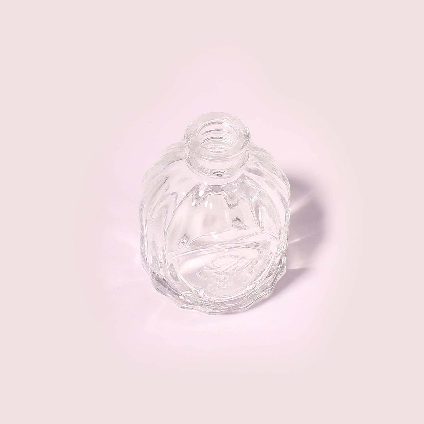 50 Bottles Per Case - Aromatherapy Diffuser Bottles Wholesale - 100 ml/3.4 oz Empty Aromatherapy Diffuser Bottles with Roll-Up Neck (Includes Cap)