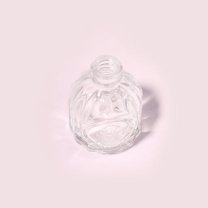 50 Bottles Per Case - Aromatherapy Diffuser Bottles Wholesale - 100 ml/3.4 oz Empty Aromatherapy Diffuser Bottles with Roll-Up Neck (Includes Cap)